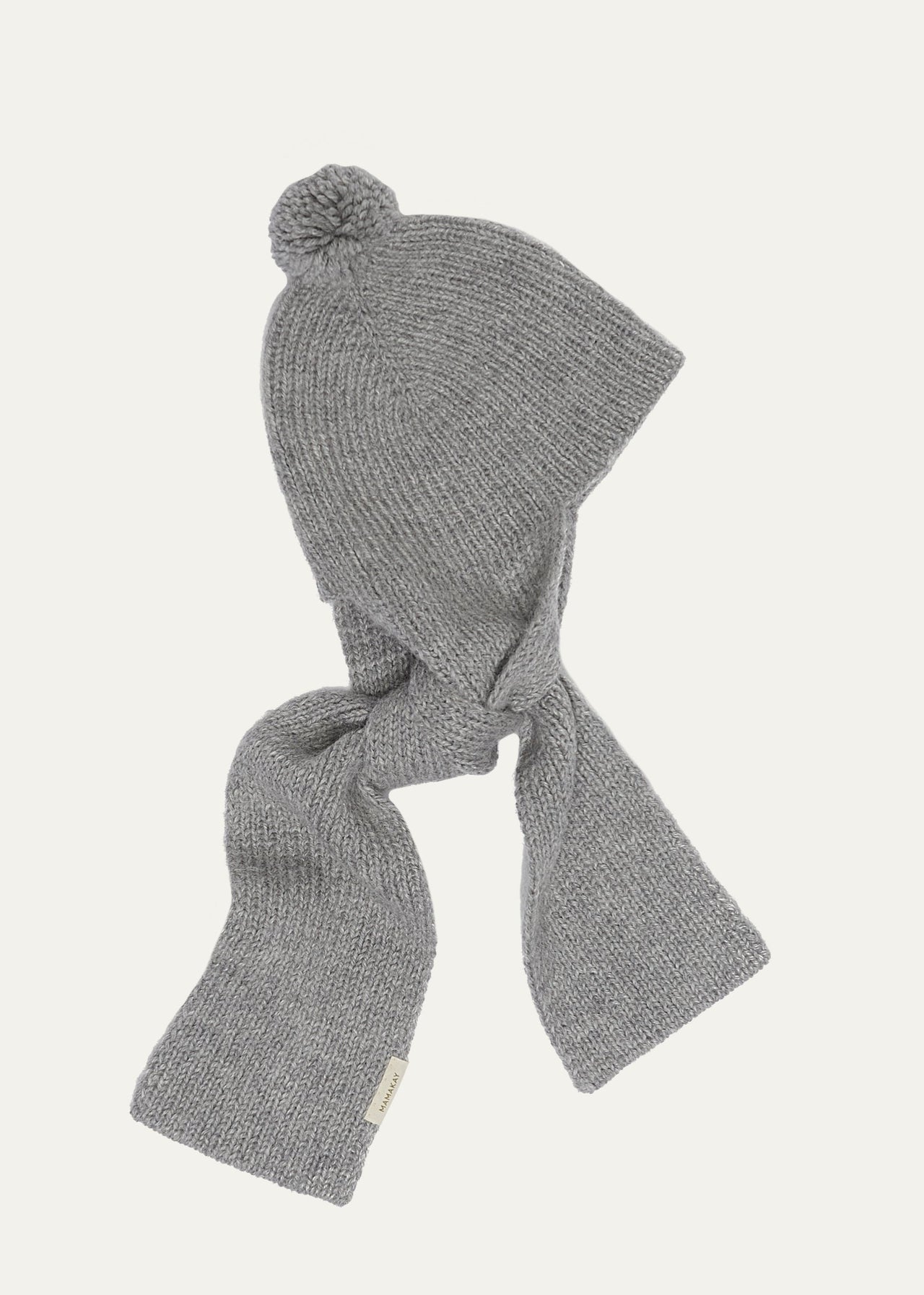 Mini Fidela gris - gorro bebé 100% baby alpaca